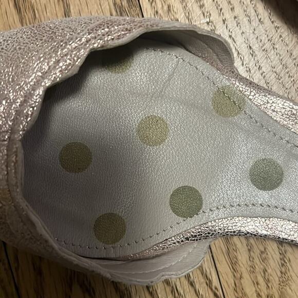 BODEN GOLD SHIMMERY ANLE‎ STRAPS SANDALS SIZE 9 - Picture 5 of 6